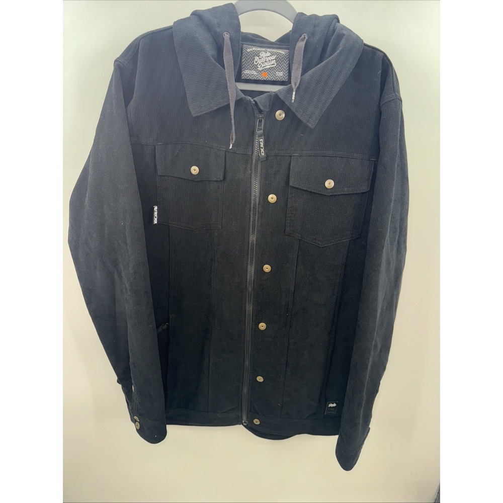 RIDE WELLINGFORD AQUAPEL MENS SNOWBOARD JACKET - BLACK‎ - SIZE: XL